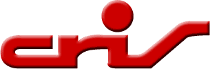 logo usato come link, è una scritta rossa con scritto il nome dello sponsor CRIS